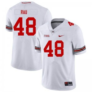 Men's Ohio State Buckeyes #48 Corey Rau White Nike NCAA College Football Jersey July PPP6444AB